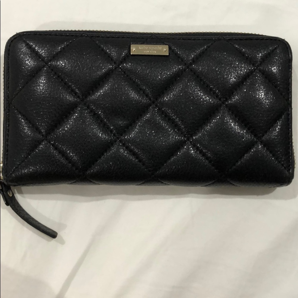 Kate Spade New York Black Zippered Wallet - Picture 1 of 5